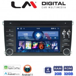 LM Digital - LM N4443 GPS Οθόνη OEM Multimedia Αυτοκινήτου για PORSCHE CAYENNE   (CarPlay/AndroidAuto/BT/GPS/WIFI) electriclife