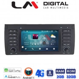 LM Digital - LM R8395 GPS Οθόνη OEM Multimedia Αυτοκινήτου για BMW S5 (E39),S7 (E38) X5 (E53), RangeRover 02>04 (CarPlay/AndroidAuto/BT/GPS/WIFI/GPRS) electriclife