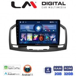 LM Digital - LM ZN4114 GPS Οθόνη OEM Multimedia Αυτοκινήτου για OPEL INSIGNIA 2007-2013 (CarPlay/AndroidAuto/BT/GPS/WIFI/GPRS) electriclife