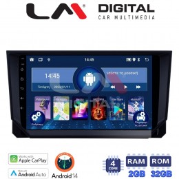 LM Digital - LM ZN4222 GPS Οθόνη OEM Multimedia Αυτοκινήτου για Seat Ibiza - Arona 2018> (CarPlay/AndroidAuto/BT/GPS/WIFI/GPRS) electriclife