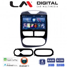 LM Digital - LM ZN4320 GPS Οθόνη OEM Multimedia Αυτοκινήτου για RENAULT CLIO 2012 > 2015  (CarPlay/AndroidAuto/BT/GPS/WIFI/GPRS) electriclife