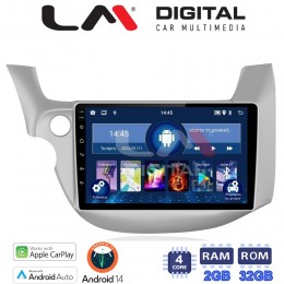 LM Digital - LM ZN4549 GPS Οθόνη OEM Multimedia Αυτοκινήτου για HONDA JAZZ 2008>2013 (CarPlay/AndroidAuto/BT/GPS/WIFI/GPRS) electriclife