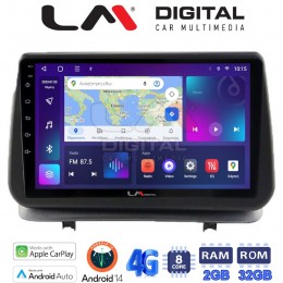 LM Digital - LM ZR8319 GPS Οθόνη OEM Multimedia Αυτοκινήτου για Renault Clio III 2005 > 2011 (CarPlay/AndroidAuto/BT/GPS/WIFI/GPRS) electriclife