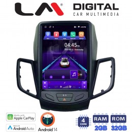 LM Digital - LM TN4152 GPS Οθόνη OEM Multimedia τυπου Tesla 9,7inch Ford Fiesta 2008 - 2017  (CarPlay/AndroidAuto/BT/GPS/WIFI/GPRS) electriclife