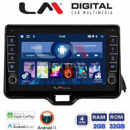 LM Digital - LM ZG4554 GPS Οθόνη OEM Multimedia Αυτοκινήτου για TOYOTA YARIS 2020> (CarPlay/AndroidAuto/BT/GPS/WIFI/GPRS) electriclife