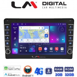 LM Digital - LM ZG8202 GPS Οθόνη OEM Multimedia Αυτοκινήτου για Jeep 2007> (CarPlay/AndroidAuto/BT/GPS/WIFI/GPRS) electriclife