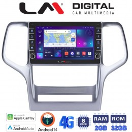 LM Digital - LM ZG8234 GPS Οθόνη OEM Multimedia Αυτοκινήτου για Jeep Gran Cherokee 2011 > 2013 (CarPlay/AndroidAuto/BT/GPS/WIFI/GPRS) electriclife