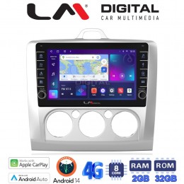 LM Digital - LM ZG8329 GPS Οθόνη OEM Multimedia Αυτοκινήτου για FORD FOCUS 2004>2012 (CarPlay/AndroidAuto/BT/GPS/WIFI/GPRS) electriclife