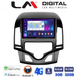 LM Digital - LM ZE8043CL GPS Οθόνη OEM Multimedia Αυτοκινήτου για HYUNDAI i30 2007-2012  (CarPlay/AndroidAuto/BT/GPS/WIFI/GPRS) electriclife