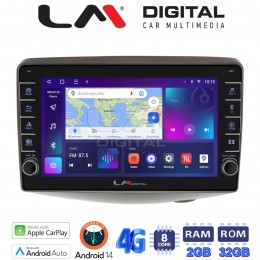 LM Digital - LM ZG8402 GPS Οθόνη OEM Multimedia Αυτοκινήτου για Toyota Yaris 1999 > 2004 (CarPlay/AndroidAuto/BT/GPS/WIFI/GPRS) electriclife