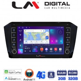 LM Digital - LM ZG8519 GPS Οθόνη OEM Multimedia Αυτοκινήτου για VW PASSAT 2015> (CarPlay/AndroidAuto/BT/GPS/WIFI/GPRS) electriclife