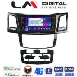 LM Digital - LM ZG8820 GPS Οθόνη OEM Multimedia Αυτοκινήτου για TOYOTA HILUX 2005>2016 (CarPlay/AndroidAuto/BT/GPS/WIFI/GPRS) electriclife