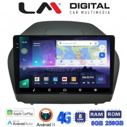 LM Digital - LM ZQ8414 GPS Οθόνη OEM Multimedia Αυτοκινήτου για HYUNDAI IX35 2009>2015  (CarPlay/AndroidAuto/BT/GPS/WIFI/GPRS) electriclife