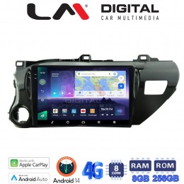 LM Digital - LM ZQ8588 GPS Οθόνη OEM Multimedia Αυτοκινήτου για TOYOTA HILUX 2017>   (CarPlay/AndroidAuto/BT/GPS/WIFI/GPRS) electriclife