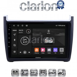 CLARION GL71405 Οθόνη OEM Multimedia Αυτοκινήτου για VW POLO 2014>2017 & CADDY 2015> (CarPlay/AndroidAuto/BT/GPS/WIFI/GPRS) electriclife