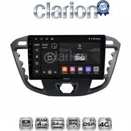 CLARION GL72366 Οθόνη OEM Multimedia Αυτοκινήτου για TRANSIT CUSTOM - TOURNEO CUSTOM 2013> (CarPlay/AndroidAuto/BT/GPS/WIFI/GPRS) electriclife