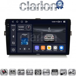 CLARION GL74028B Οθόνη OEM Multimedia Αυτοκινήτου για Toyota Auris 2007 > 2012 (CarPlay/AndroidAuto/BT/GPS/WIFI/GPRS) electriclife