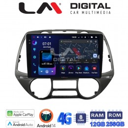 LM ZS8837 GPS Οθόνη OEM Multimedia Αυτοκινήτου για Hyundai i20 2008 > 2014 (CarPlay/AndroidAuto/BT/GPS/WIFI/GPRS) electriclife