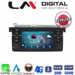 LM Digital - LM E8052 GPS Οθόνη OEM Multimedia Αυτοκινήτου για BMW σειρά 3 E46 1998 > 2006 (CarPlay/AndroidAuto/BT/GPS/WIFI/GPRS) electriclife