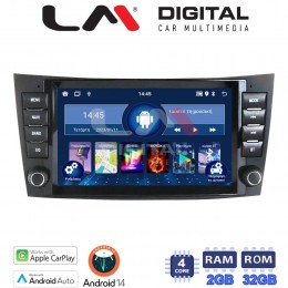 LM Digital - LM V4090 GPS Οθόνη OEM Multimedia Αυτοκινήτου για MERCEDES E (W211) - CLS 2003 > 2010 (CarPlay/AndroidAuto/BT/GPS/WIFI/GPRS) electriclife