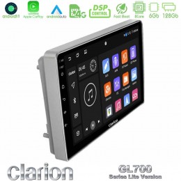 Clarion Gl700 Lite Series 8core Android11 6+128gb Opel Astra/corsa/antara/zafira Navigation Multimedia Tablet 9" με Carplay &Amp; Android Auto u-G76l-Op0697