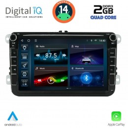 DIGITAL IQ BLD 279_CPA (8'' DECK) MULTIMEDIA SYSTEM for VW - SKODA - SEAT mod. 2004-2014