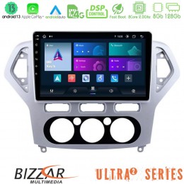 Bizzar Ultra Series Ford Mondeo 2007-2010 Manual a/c 8core Android13 8+128gb Navigation Multimedia Tablet 10" u-ul2-Fd0919