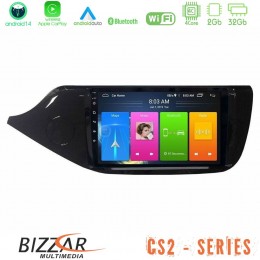 Bizzar cs2 Series 4core Android14 2+32gb kia Ceed 2013-2017 Navigation Multimedia Tablet 9" με Carplay & Android Auto u-cs2-Ki0610