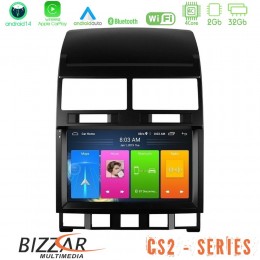 Bizzar cs2 Series 4core Android14 2+32gb vw Touareg 2002 – 2010 Navigation Multimedia Tablet 9" με Carplay & Android Auto u-cs2-Vw0849