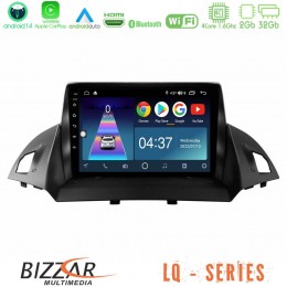 Bizzar lq Series 4core Android14 2+32gb Ford c-Max/kuga Navigation Multimedia Tablet 9" με Carplay & Android Auto u-lq-Fd0047