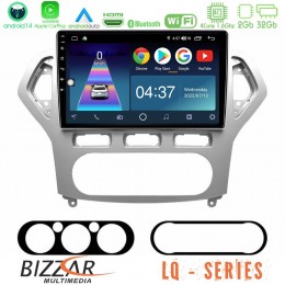 Bizzar lq Series 4core Android14 2+32gb Ford Mondeo 2007-2010 Auto a/c Navigation Multimedia Tablet 9" με Carplay & Android Auto u-lq-Fd0919a