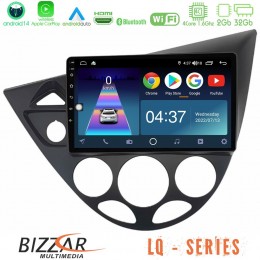 Bizzar lq Series 4core Android14 2+32gb Ford Focus 1999-2004 Navigation Multimedia Tablet 9" με Carplay & Android Auto u-lq-Fd1331