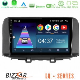 Bizzar lq Series 4core Android14 2+32gb Hyundai Kona 2018-2023 Navigation Multimedia Tablet 10" με Carplay & Android Auto u-lq-Hy0342