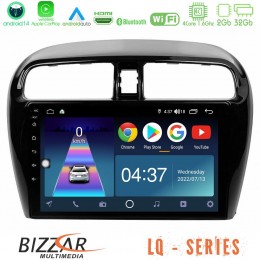 Bizzar lq Series 4core Android14 2+32gb Mitsubishi Space Star 2013-2016 Navigation Multimedia Tablet 9" με Carplay & Android Auto u-lq-Mt0602