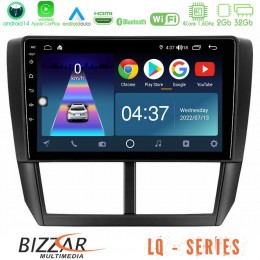 Bizzar lq Series 4core Android14 2+32gb Subaru Forester Navigation Multimedia Tablet 9" με Carplay & Android Auto u-lq-Su0299