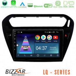 Bizzar lq Series 4core Android14 2+32gb Citroen c-Elysee / Peugeot 301 Navigation Multimedia Tablet 9" με Carplay & Android Auto (Μαύρο)) u-lq-Ct0070bl