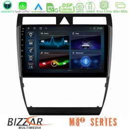 Bizzar m8² Series 8core Android14 4+32gb  Audi a6 (C5) 1997-2004 Navigation Multimedia Tablet 9" με Carplay & Android Auto u-m82-Au0857