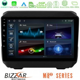 Bizzar m8² Series 8core Android14 4+32gb  Jeep Wrangler 2018-> Navigation Multimedia Tablet 9" με Carplay & Android Auto u-m82-Jp0865