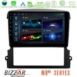 Bizzar m8² Series 8core Android14 4+32gb  kia Sorento Navigation Multimedia Tablet 9" με Carplay & Android Auto u-m82-Ki0407