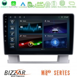 Bizzar m8² Series 8core Android14 4+32gb  Opel Astra j 2010-2014 Navigation Multimedia Tablet 9" με Carplay & Android Auto u-m82-Op0367