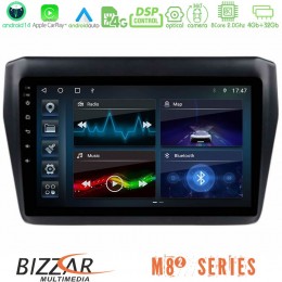 Bizzar m8² Series 8core Android14 4+32gb  Suzuki Swift 2017-2023 Navigation Multimedia Tablet 9" με Carplay & Android Auto u-m82-Sz0522