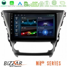 Bizzar m8² Series 8core Android14 4+32gb  Toyota Avensis 2015-2018 Navigation Multimedia Tablet 9" με Carplay & Android Auto u-m82-Ty1319