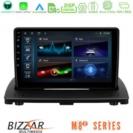 Bizzar m8² Series 8core Android14 4+32gb  Volvo Xc90 2006-2014 Navigation Multimedia Tablet 9" με Carplay & Android Auto u-m82-Vl0976