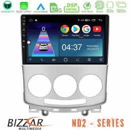 Bizzar nd2 Series 8core Android14 2+32gb  Mazda 5 2004-2010 Navigation Multimedia Tablet 9″ με Carplay & Android Auto u-nd2-Mz0754