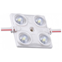 LED Module Αδιάβροχο IP68 Τετράγωνο με 4 SMD 2835 12v 1.44W Μπλε 5132