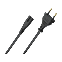 Oehlbach Powercord C7 Καλώδιο CEE7/16 - C7 1.5m Μαύρο (Τεμάχιο)