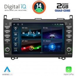 DIGITAL IQ BLD 068_CPA (8" DECK) MULTIMEDIA SYSTEM for MERCEDES A – B – SPRINTER – VITO – VIANO mod. 2004-2020