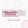 Gaming πληκτρολόγιο - Redragon K617 Fizz (White/Pink)
