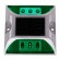 GloboStar® 71479 Αυτόνομος Ηλιακός Ανακλαστήρας Οδοστρώματος Strobe LED με Φωτοβολταϊκό Πάνελ & Μπαταρία Ni-MH 600mAh Αδιάβροχος IP68 Πράσινο 540nm Ορατότητας 500m - Max Pass Load 20 Τόνους