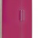 Ντουλάπα ρούχων παιδική δίφυλλη Looney pakoworld χρώμα castillo-ροζ 81x57x183εκ